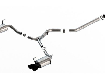 Borla S-Type Catback Exhaust Black Tips 2022-2024 WRX Hot on Sale