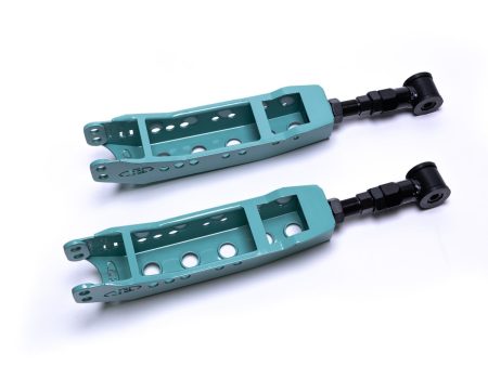 BLOX Racing Rear Lower Control Arms Hard Teal 2008-2021 WRX   2008-2021 STI   2013-2021 BRZ Online Sale