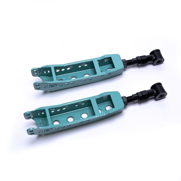 BLOX Racing Rear Lower Control Arms Hard Teal 2008-2021 WRX   2008-2021 STI   2013-2021 BRZ Online Sale