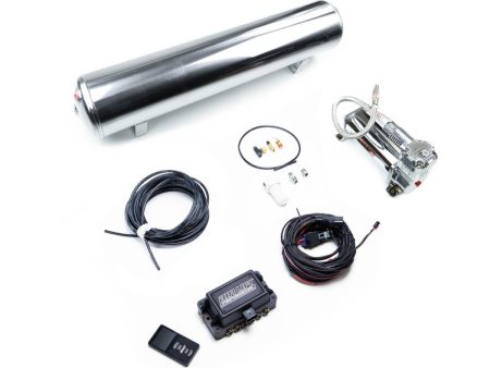 Air Lift Performance 3P Digital Air Management System w  1 4 Air Line 5 Gal 5-Port Raw Aluminum Tank For Cheap